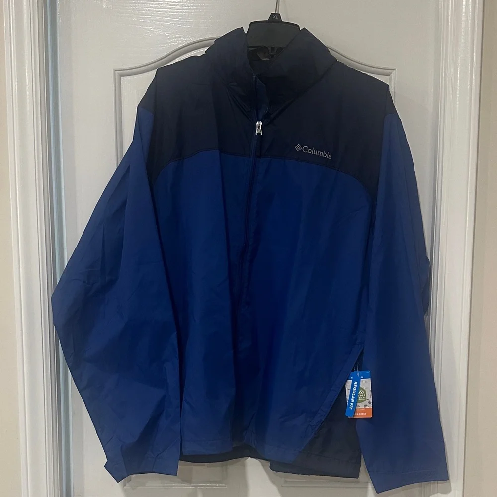 Columbia Navy and Royal Blue Windbreaker - Picture 1 of 9